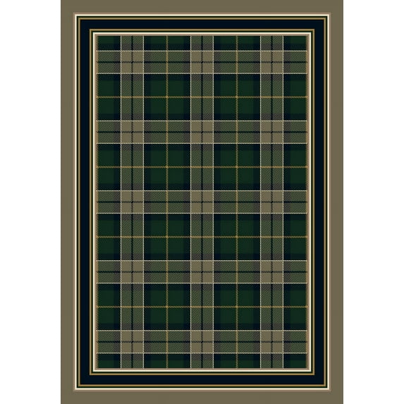 Milliken Signature Area Rug MAGEE TARTAN SAGE Magee Tartan Sage 3' 10" x 5' 4" Rectangle