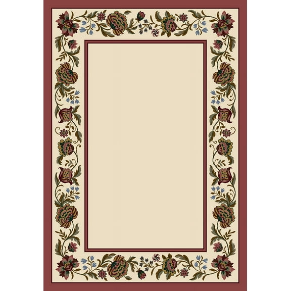 Milliken Signature Area Rug PENELOPE OPAL Penelope Opal Petals Bulbs 2' 8" x 3' 10" Rectangle