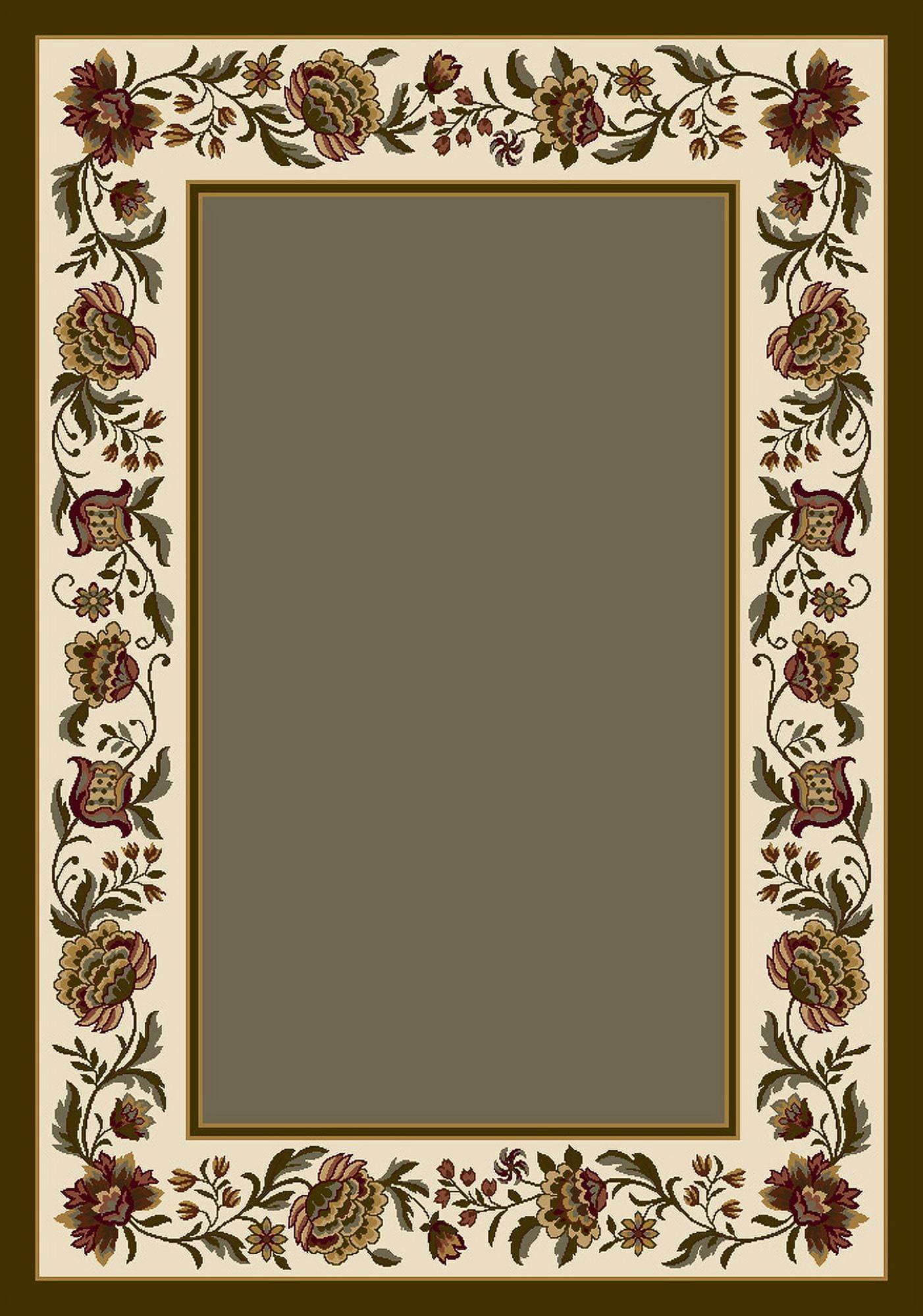 Milliken Signature Area Rug PENELOPE SAGE Penelope Sage Solid Bordered