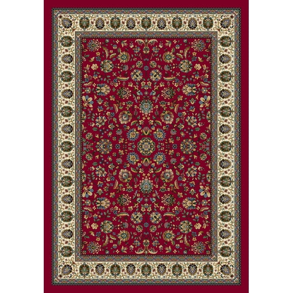 Milliken Signature Area Rug PERSIAN PALACE RUBY Persian Palace Ruby 7' 7" x 7' 7" Square