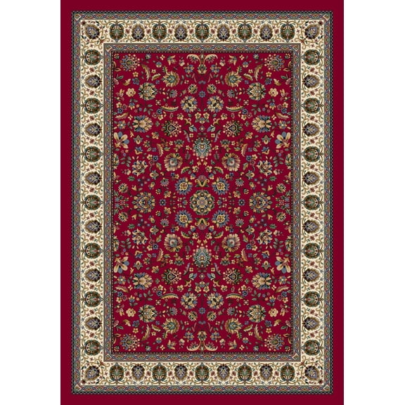 Milliken Signature Area Rug PERSIAN PALACE RUBY Persian Palace Ruby 7' 8" x 10' 9" Rectangle
