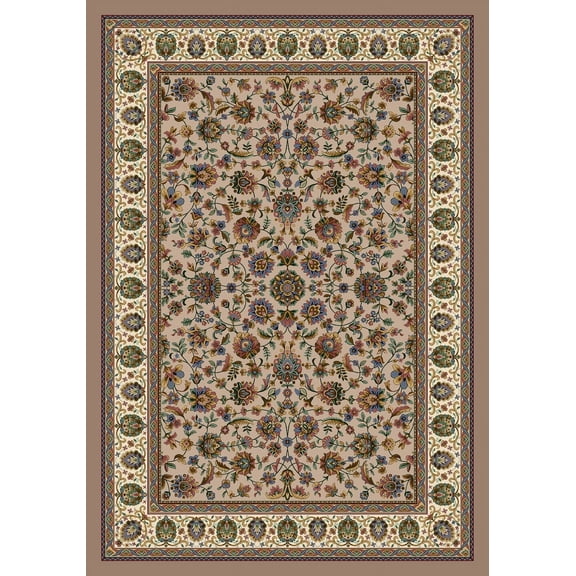 Milliken Signature Area Rug PERSIAN PALACE SANDSTONE Persian Palace Sandstone 7' 7" x 7' 7" Round