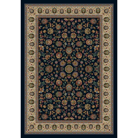 Milliken Signature Area Rug PERSIAN PALACE SAPPHIRE Persian Palace Sapphire 7' 7" x 7' 7" Square