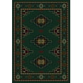thumbnail image 1 of Milliken Signature Area Rug PRAIRIE STAR EMERALD Prairie Star Emerald 5' 4" x 7' 8" Oval, 1 of 1