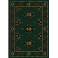thumbnail image 1 of Milliken Signature Area Rug PRAIRIE STAR EMERALD Prairie Star Emerald 7' 7" x 7' 7" Square, 1 of 1