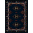thumbnail image 1 of Milliken Signature Area Rug PRAIRIE STAR SAPPHIRE Prairie Star Sapphire 5' 4" x 7' 8" Oval, 1 of 3