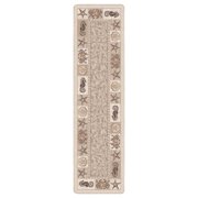 Milliken Signature Area Rug SEA LIFE OPAL Sea Life Opal Starfish Crabs 2 1" x 7 8" Runner