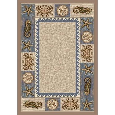 Milliken Signature Area Rug SEA LIFE SANDSTONE Sea Life Sandstone 2' 8" x 3' 10" Rectangle