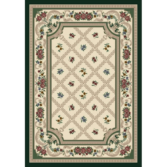 Milliken Signature Area Rug VANDERBILT OPAL PERIDOT Vanderbilt 02000 7' 7" x 7' 7" Rectangle