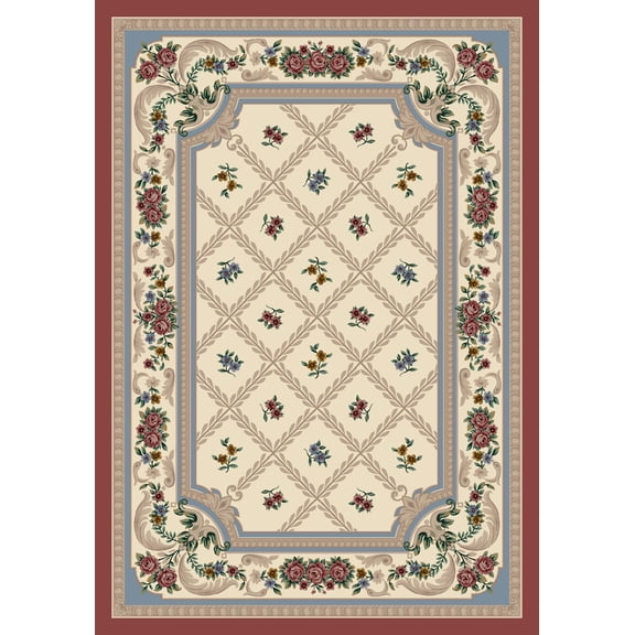 Milliken Signature Area Rug VANDERBILT ROSE QUARTZ Vanderbilt Rose Quartz 3' 10" x  5' 4" Oval