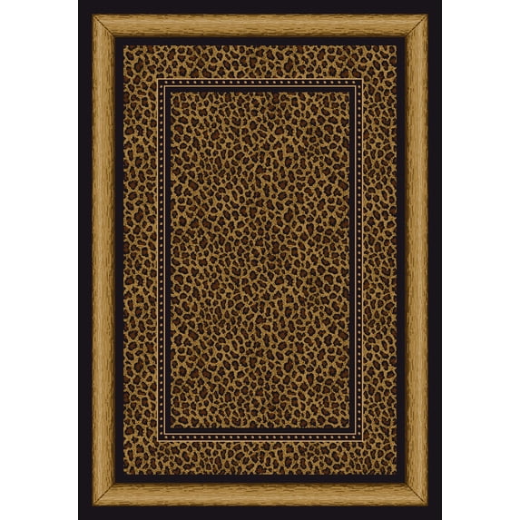 Milliken Signature Area Rug ZAMBIA ONYX Zambia Onyx Spotted Bordered 7' 7" x 7' 7" Round