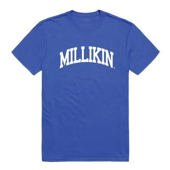 Millikin University Men College T-Shirt, Royal - Extra Large