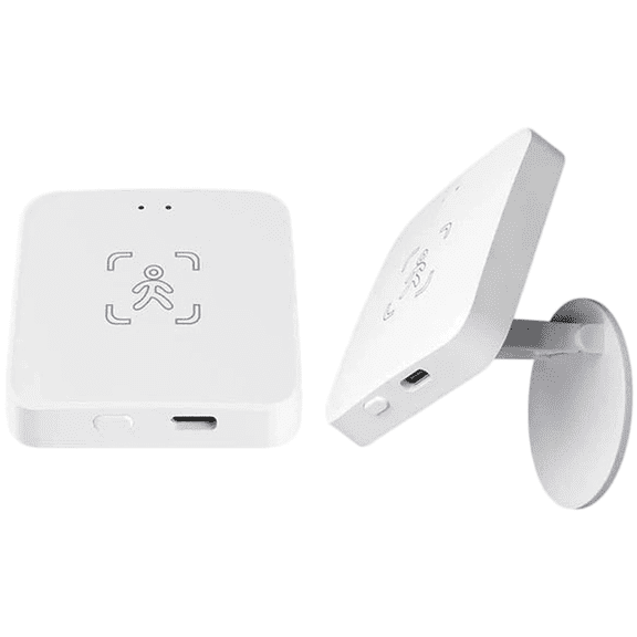 Millimeter Wave Human Presence Sensor for Zigbee 3.0 & WiFi, Static Motion Detector with Light Sensing,Smart Home Automation Switch, for Wall or Ceiling Mount,White(A)