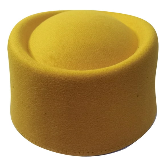 Millinery Top Hat Pillbox Hat Fedoras Hat for Stewardess Air Hostesses Fascinator Base for Travel for Outdoor Gatherings