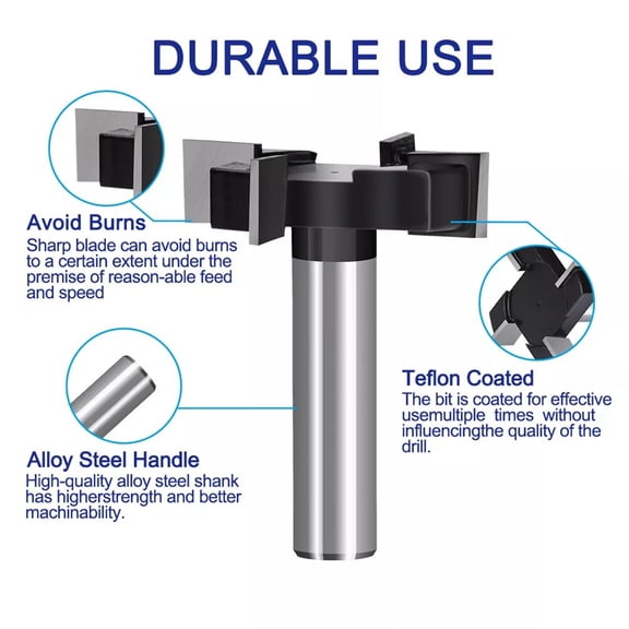 Milling Cutter 1/2 Inch Shank Cnc Woodworking Flattening Wood Planer Router Bit
