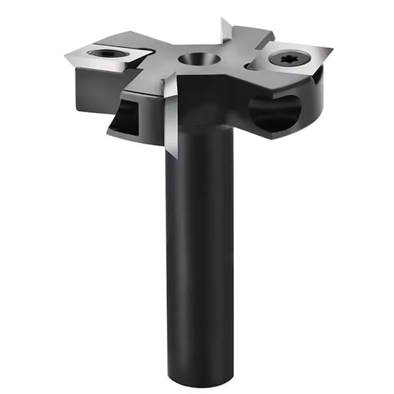 Milling Cutter 4-Flute Spoilboard Surfacing Bits Shank Wood Planer Bit Insert Carbide Slab Flattening Bit ,High Efficiency