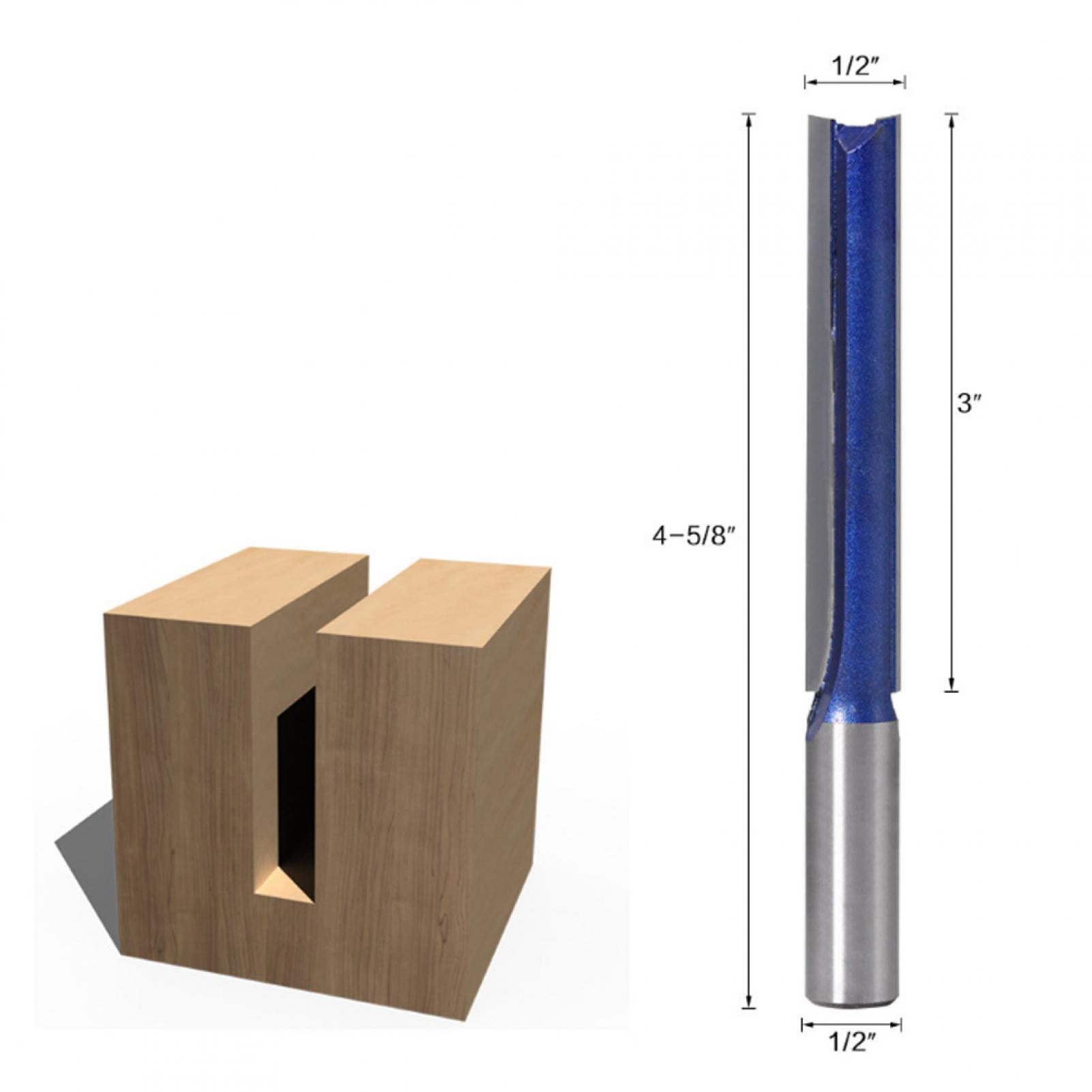 Milling Cutter, 45 Carbon Steel Router Bit For Cutting Wood MDFParticle