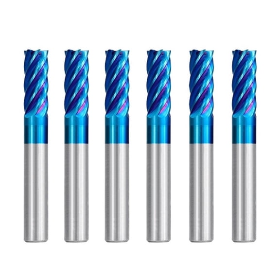 Milling Cutter CNC Router Bits 6 Flute Carbide End Mill 6mm 8mm 10mm 12mm Tungsten Machine Milling Tool Cutting Tool