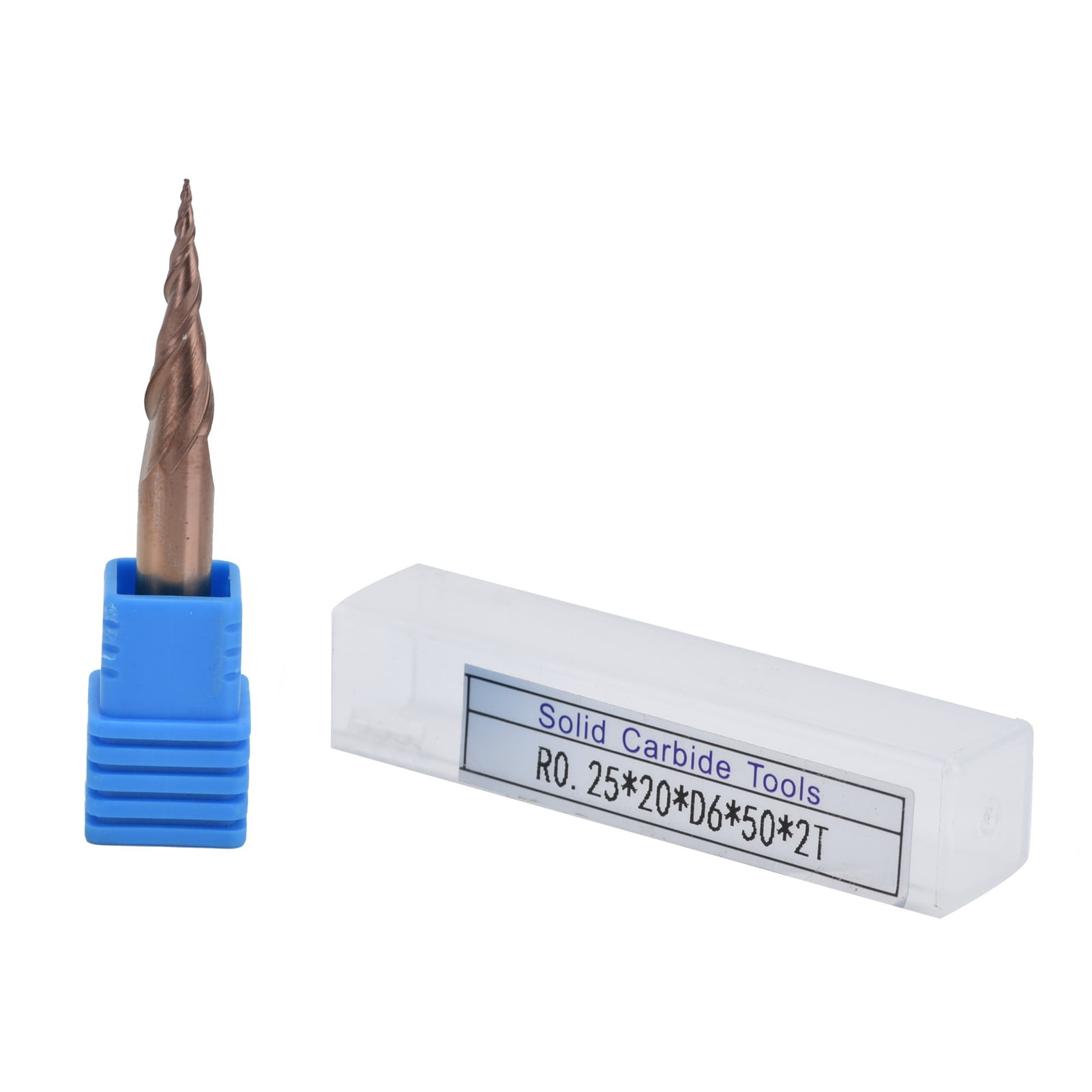 Milling Cutter Conical Ball Head Tungsten Steel Cutting Tools with Coated for End Milling