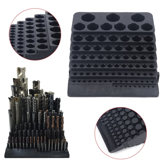 Milling Cutter Storage Box, 84 Holes Milling Cutter Storage Box, Bearing Drill Bit Dispenser Organizer Case Multifunctional Drill Bit Dispenser Splicing Organizer Case