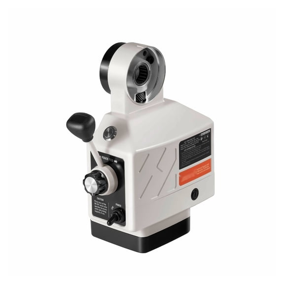 Milling Machine Power Feed, 450 in-lb Torque 0-200 RPM, Z-Axis Table Feed Mill Feeder 120V, for Bridgeport Knee Mills 5/8" Shaft