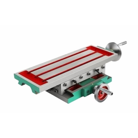 Milling Working Table 17.7 X 6.7 Inch 2 Axis 4 Ways Move, Milling Working Table For Milling Drilling Machine ,High Efficiency