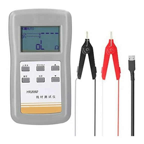 Milliohm Meter, YR2050 4-Wires Meter Wireline Current Detecting Low Resistance Micro-Resistance Tester