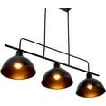 thumbnail image 1 of A Million 3-Light Kitchen Island Pendant Light Fixture, Farmhouse Linear Hanging Lighting,  Chandelier with Black Finish for Kitchen, Bar, Dining Room, Pool Table, 2300217001, 1 of 7