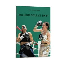 Million Dollar Baby Movie Poster (1) Art Poster Canvas Painting Decor Wall Print Photo Gifts Home Modern Decorative Posters 12x18inch(30x45cm)