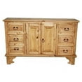 thumbnail image 1 of Million Dollar Rustic 02-1-10-06-D Hacienda 6 Drawer 2 Door Dresser, 1 of 1
