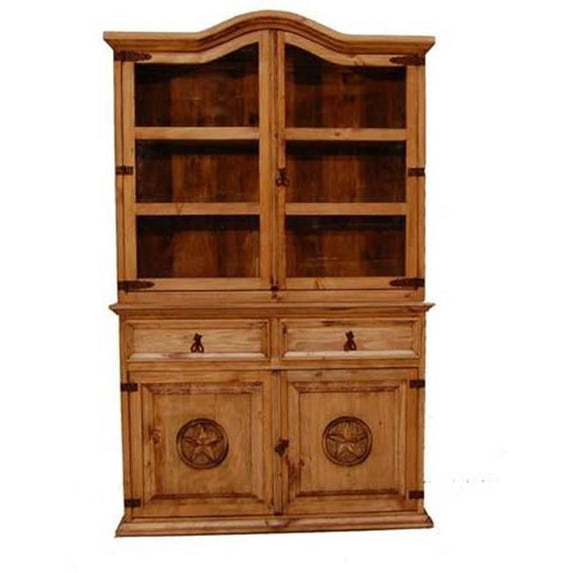 Million Dollar Rustic 03-1-10-C-2 Star Small 2 Pc China Cabinet