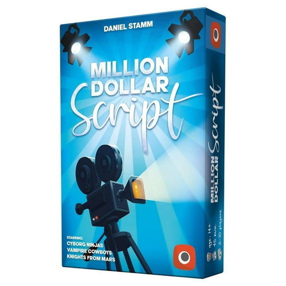 Million Dollar Script Competitive Team Based Storytelling Party Game Portal Games