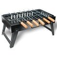 thumbnail image 1 of Million Future Home Open Charcoal Barbeque Grill for Home Obsidian Black Free Standing, 1 of 5