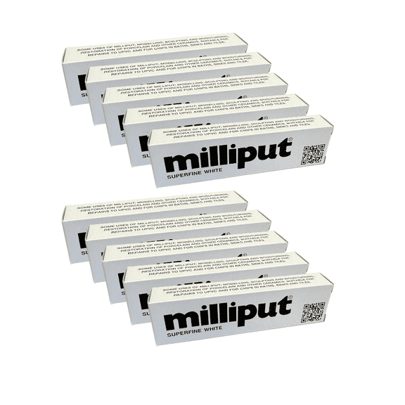 Milliput Versatile Epoxy Putty - White 10 Pack