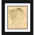 thumbnail image 1 of Mills 15x17 Black Ornate Wood Framed with Double Matting Museum Art Print Titled - Pendleton South Carolina Landowner - Mills 1825, 1 of 4