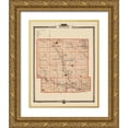 thumbnail image 1 of Mills 15x18 Gold Ornate Wood Framed with Double Matting Museum Art Print Titled - Dallas Iowa Landowner - Mills 1875, 1 of 4