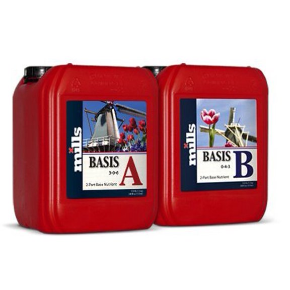 Mills Nutrients Basis A&B 5 Liter Set
