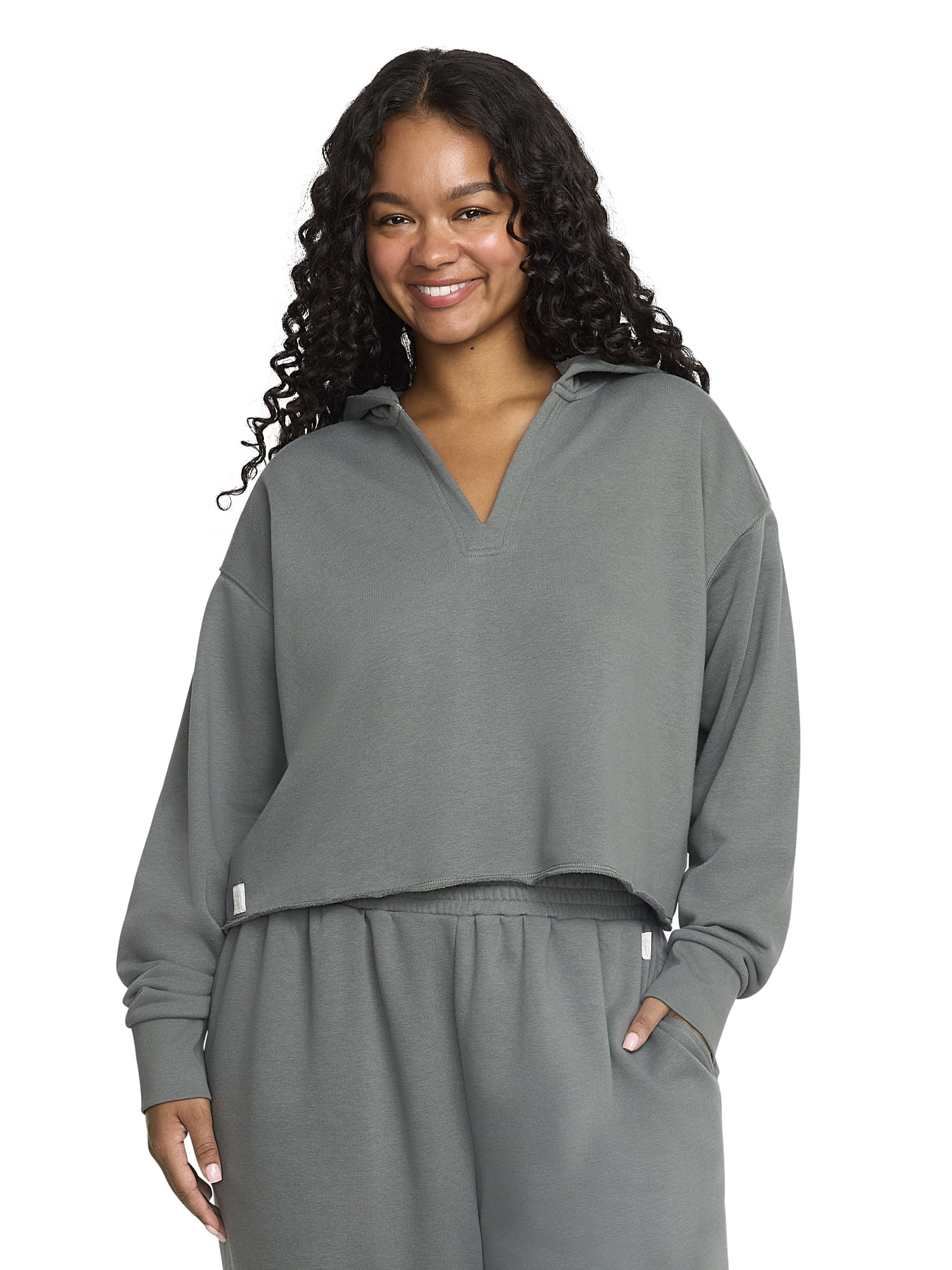Mills by Millie Bobby Brown Women's Cropped Hoodie, Sizes XXS-XXL