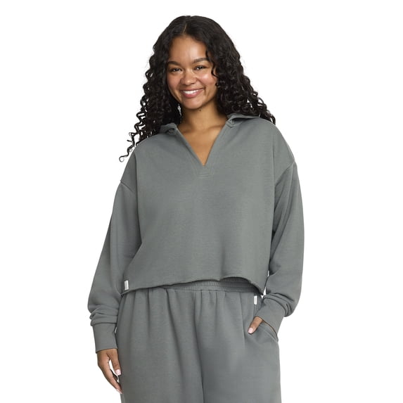 Mills by Millie Bobby Brown Women's Cropped Hoodie, Sizes XXS-XXL