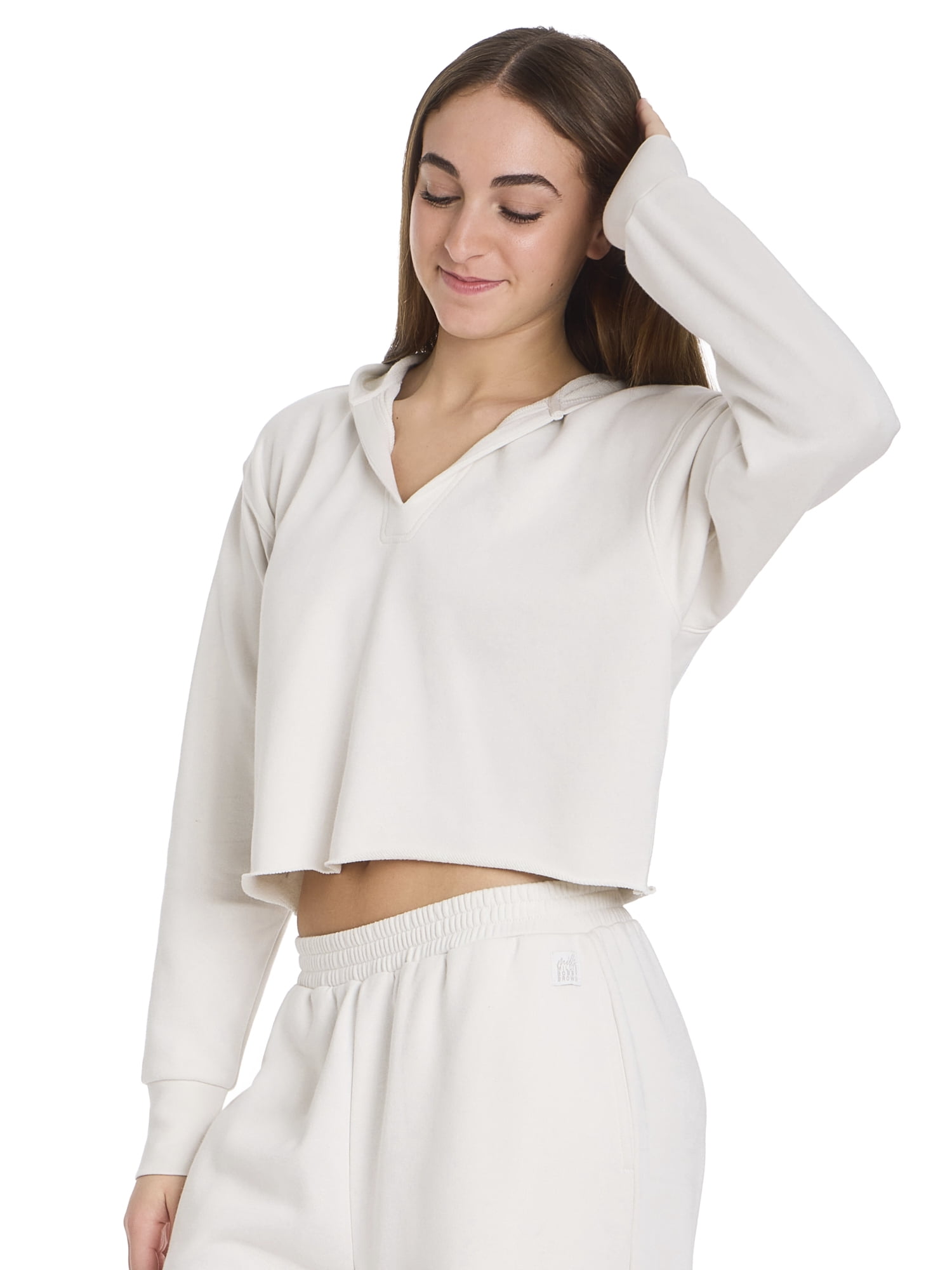 Mills by Millie Bobby Brown Women's Cropped Hoodie, Sizes XXS-XXL