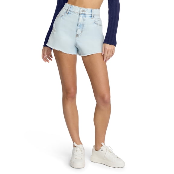 Mills by Millie Bobby Brown Women's Denim Boyfriend Shorts, Sizes 00-18