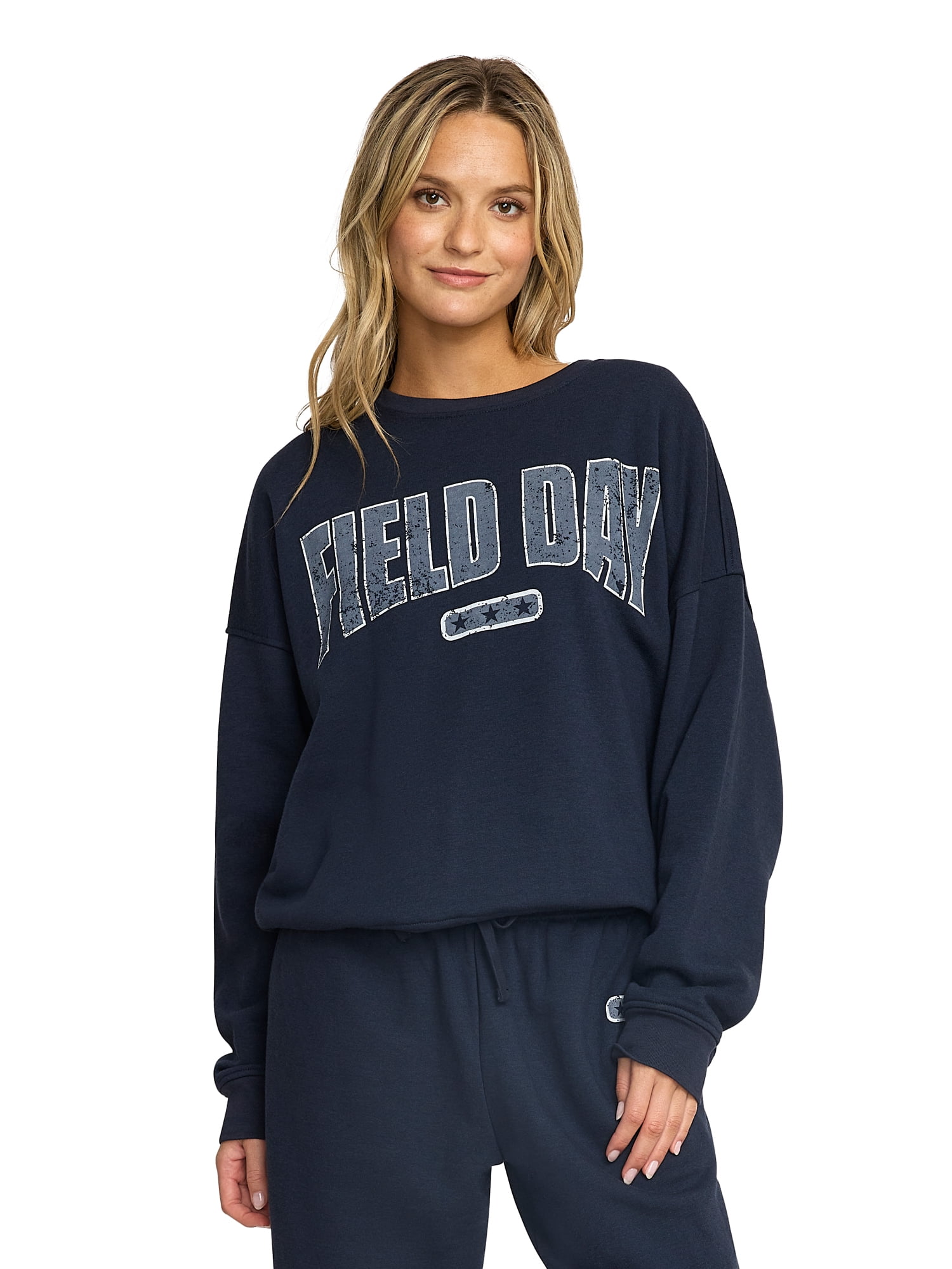Mills by Millie Bobby Brown Women's Graphic Crewneck Sweatshirt, Sizes XXS-4X