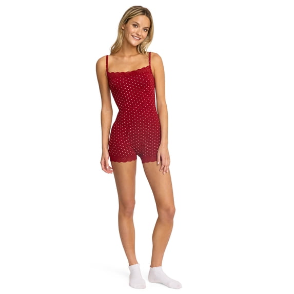 Mills by Millie Bobby Brown Women's Lacy Cotton Romper, Sizes XS-XXXL