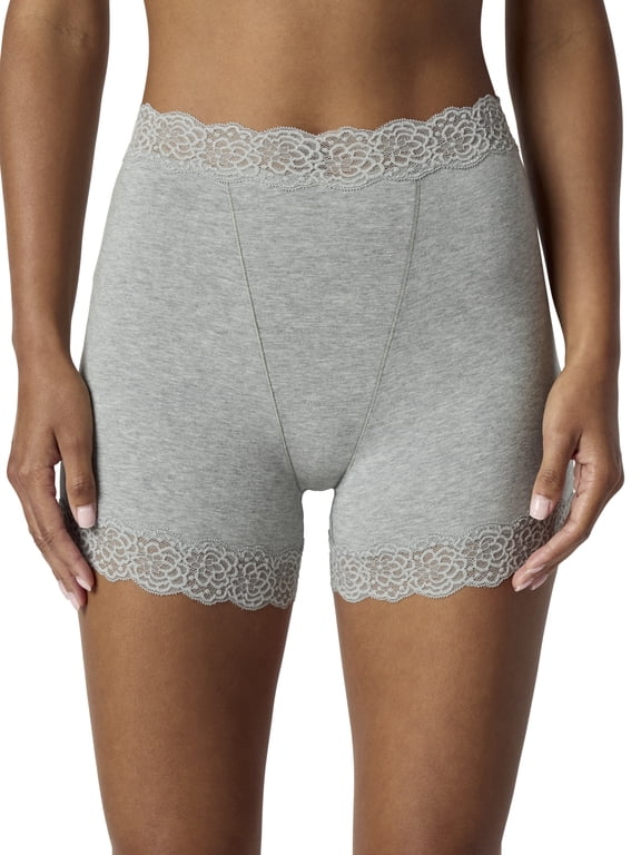 Women's Lacy Cotton Shortie Panties, Sizes XS-XXXL