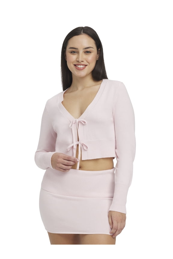 Women's Long Sleeve Crop Cardigan, Sizes XXS-XXL