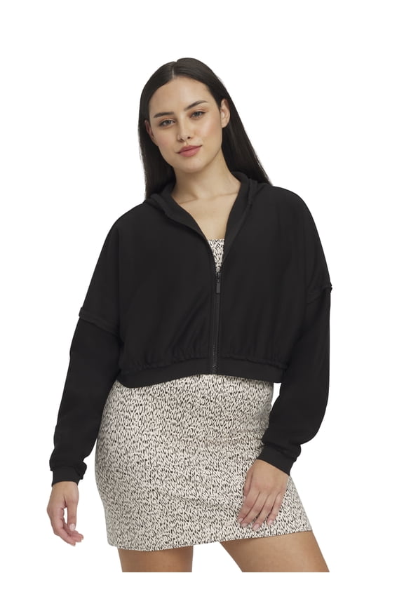 Women's Long Sleeve Crop Hoodie, Sizes XXS-XXL