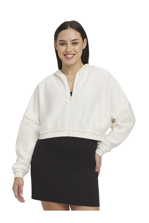 Women's Long Sleeve Crop Hoodie, Sizes XXS-XXL