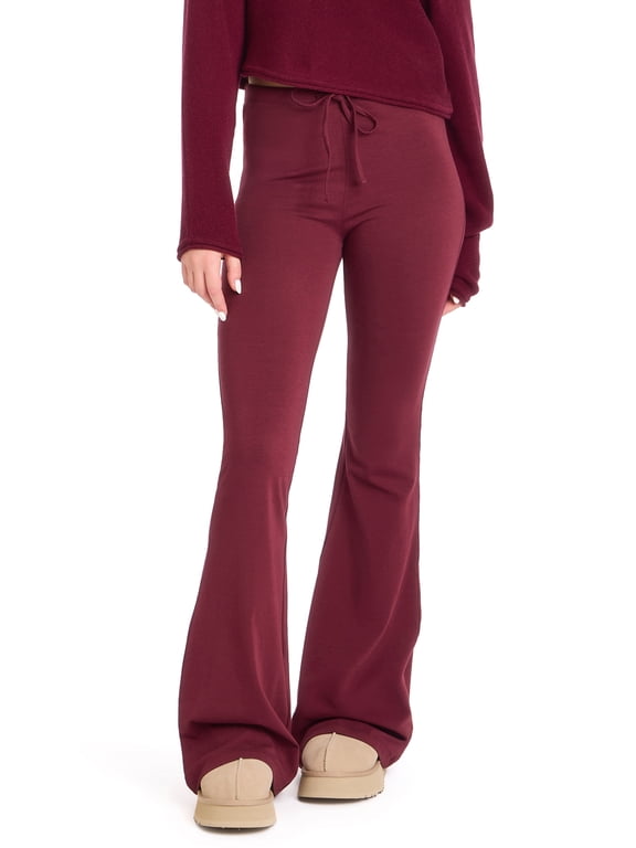 Women's Low Waist Flare Leg Pants, Sizes XXS- XXL
