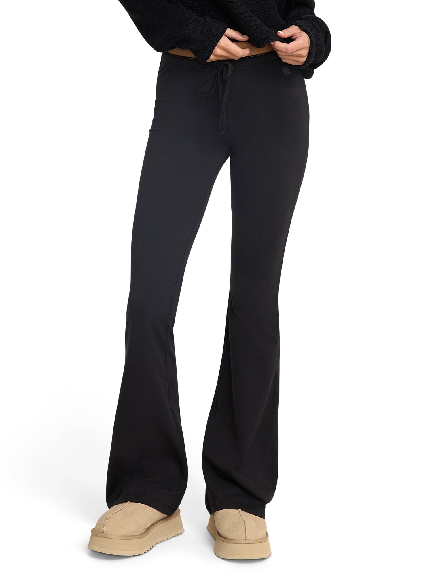 Mills by Millie Bobby Brown Women's Low Waist Flare Leg Pants, Sizes XXS- XXL