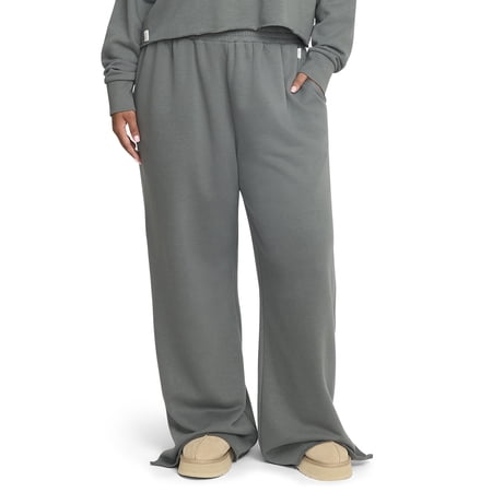 Mills by Millie Bobby Brown Women's Mineral Wash Wide Leg Sweatpants, Sizes XXS-XXL